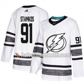 Miesten NHL Tampa Bay Lightning Pelipaita Steven Stamkos 91 2019 All-Star Adidas Valkoinen Authentic